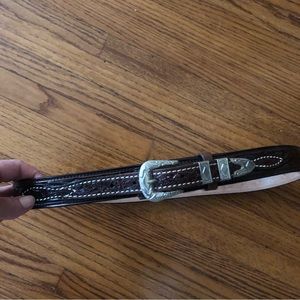 Tex Tan Dark Brown Western Belt 36. Women’s medium